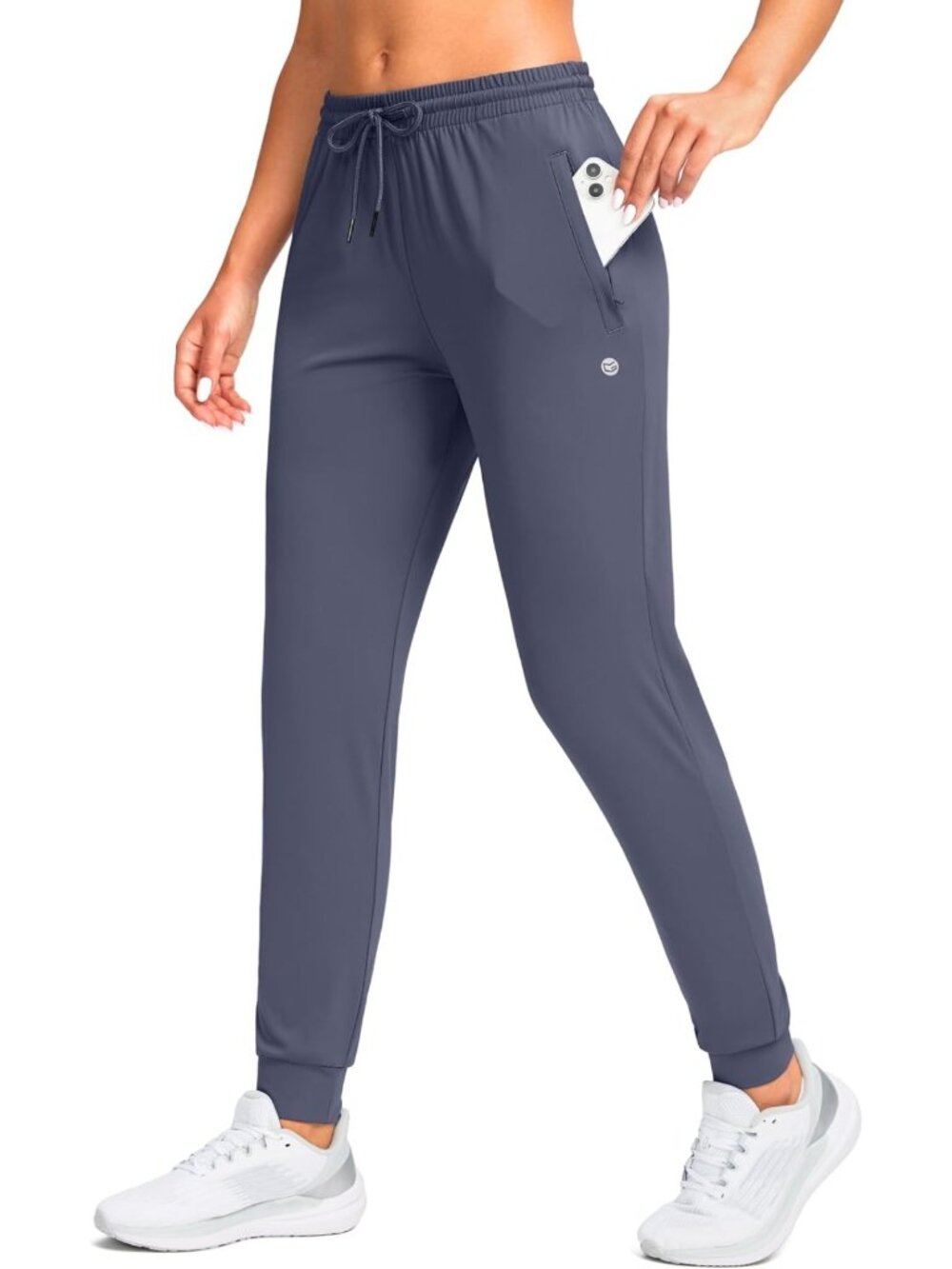 Stylish Women's Jogger Pants with Zipper Pockets | Comfy Athletic Wear